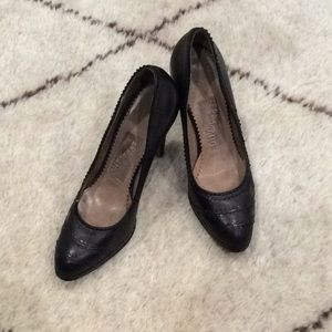 Salvatore Ferragamo black pumps